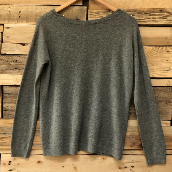 ANN TAYLOR LOFT grey sweater, Scotty dog design, S - Picture 3 of 6